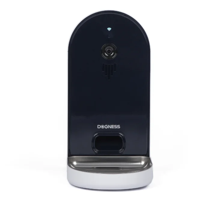 Dogness смарт-камера Фидер F01 темно-синий нержавеющая миска для собаки автоматический wifi питатель еды