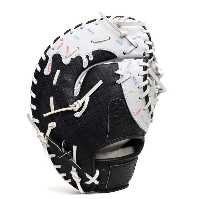 New innovation custom 12.75 inch icecream style kip leather baseball glove first base baseball glove lefty