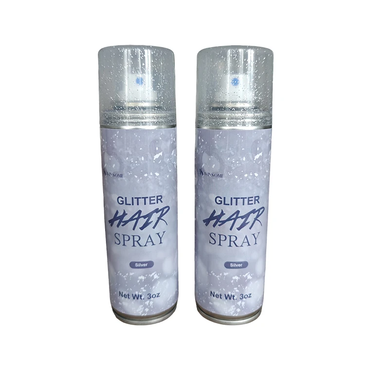 Hot Sale Party Favor Glitter Spray Hair And Body Sparkling Powder 250ML