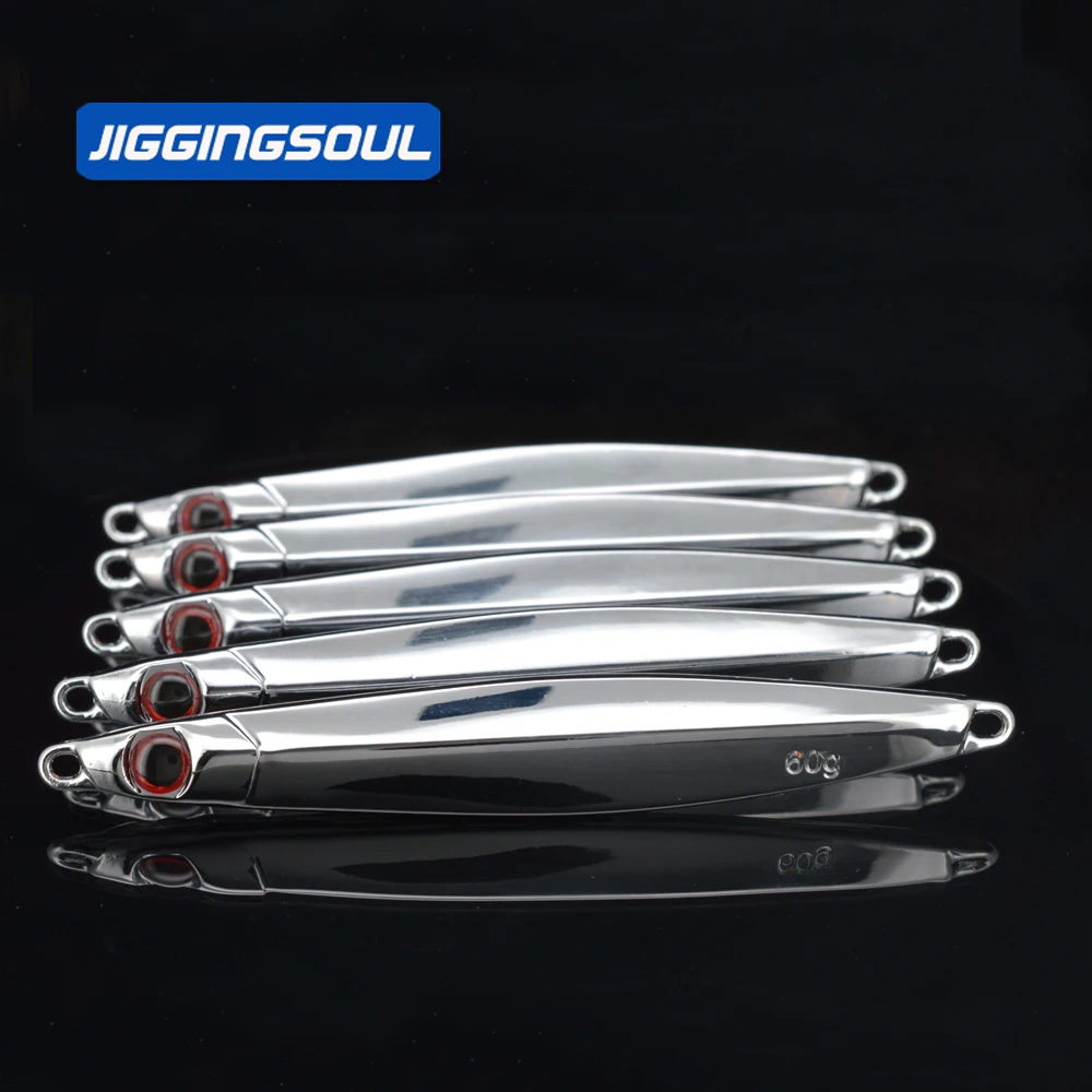 JIGGINGSOUL-OEM306-Wholesale Price Comparison High Quality and Good Reflective Outer Layer Lead-antimony Alloy Lure for Fishing