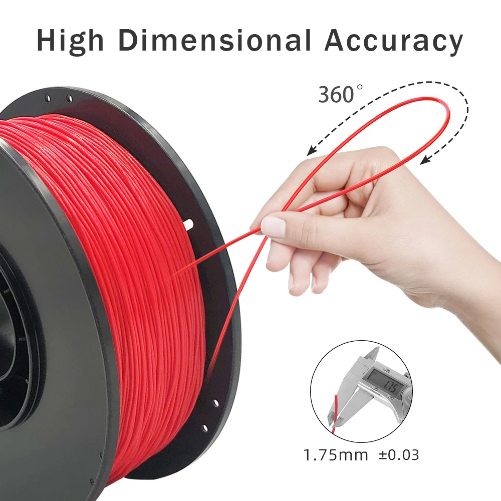 Прямая продажа с фабрики Профессиональная 3D нить ТПУ катушка 1 кг 75 мм Гибкая подходит для большинства принтеров