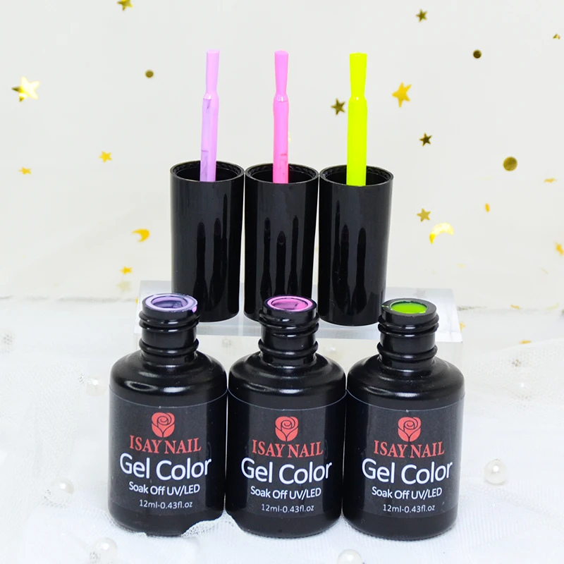Bright Lasting wear-resistant nails art colors gel varnish soak off nail lacquer uv/led lamp gel polish