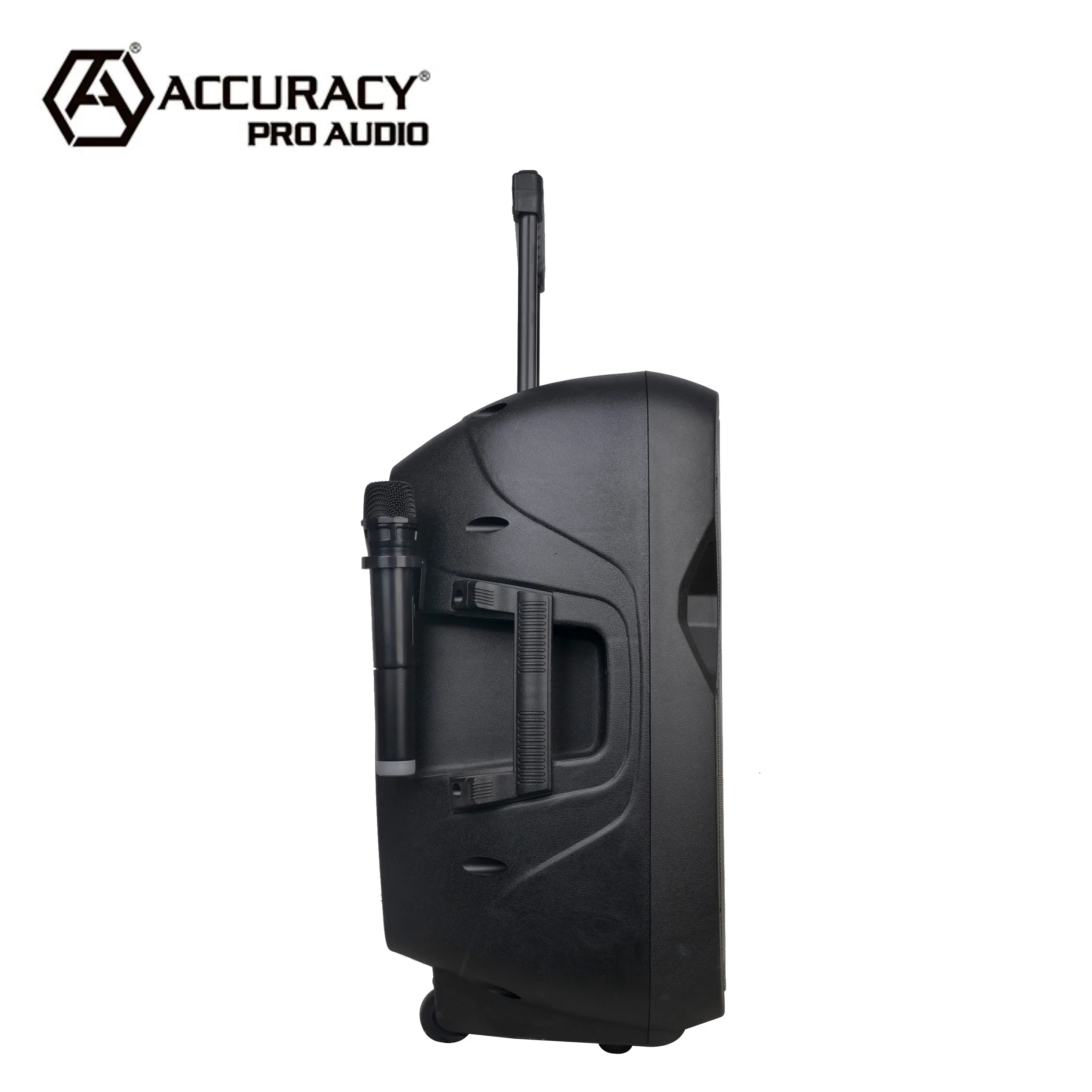 CSL15AVX 100W 15 Inch Black Audio Wireless Trolley Battery-Powered Portable Speaker Microphones Outdoor DJ Party KARAOKE BT