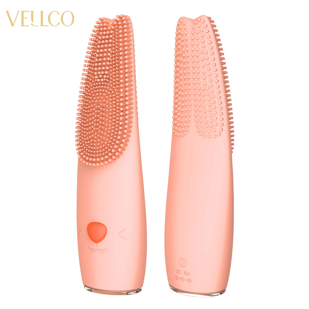 USB charge 3 gears Sonic Facial Cleansing Brush Skin Scrubber Vibrating 100% Waterproof Face Beauty Equipment