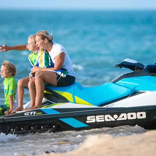 Новинка лидер продаж скоростной катер ГИДРОЦИКЛ низкий расход топлива SeaDoo GTI130 моторная лодка для трех человек