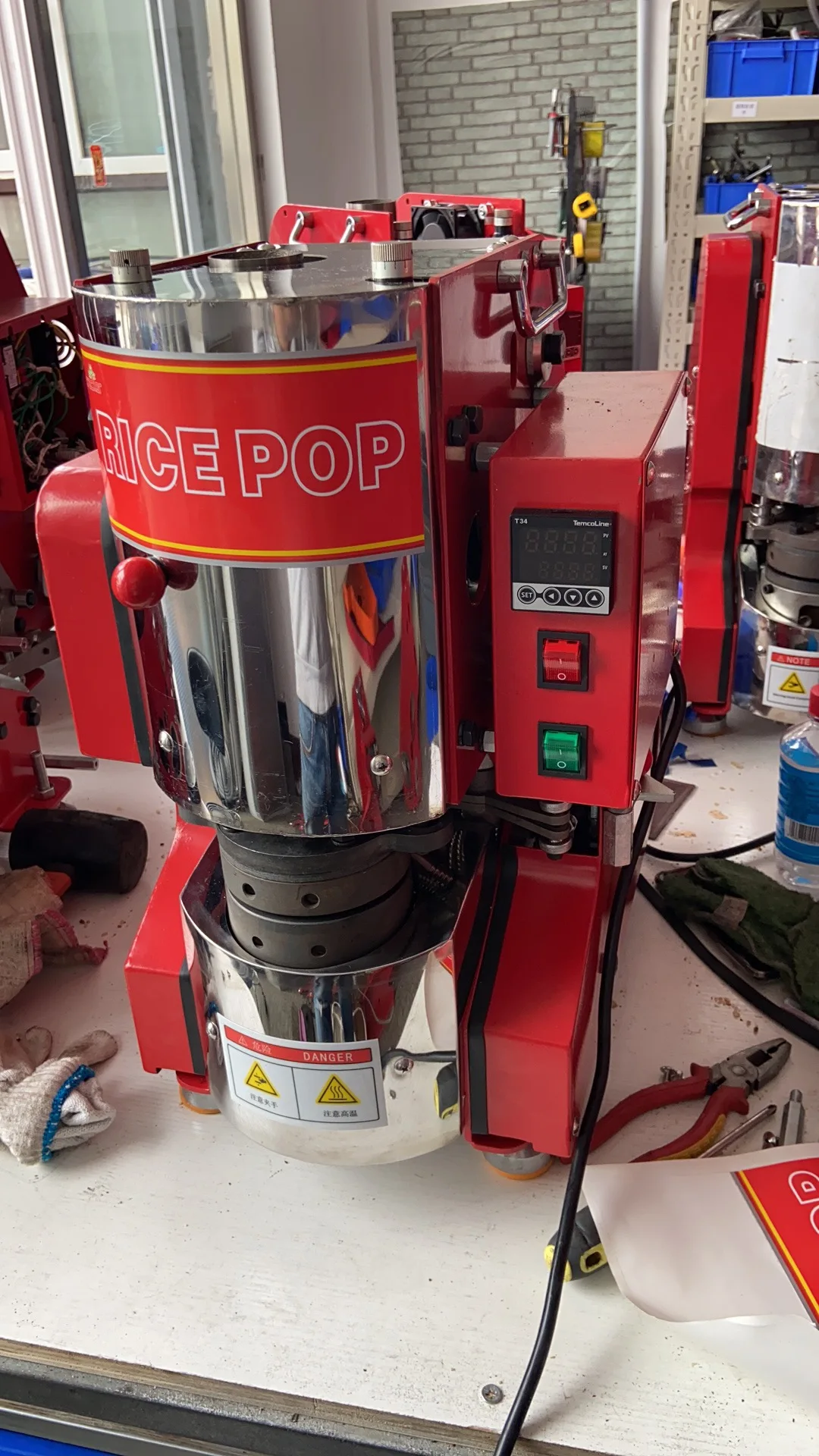 Automatic Crispy Rice Cake Machine Puffed Cracker Other Snack s