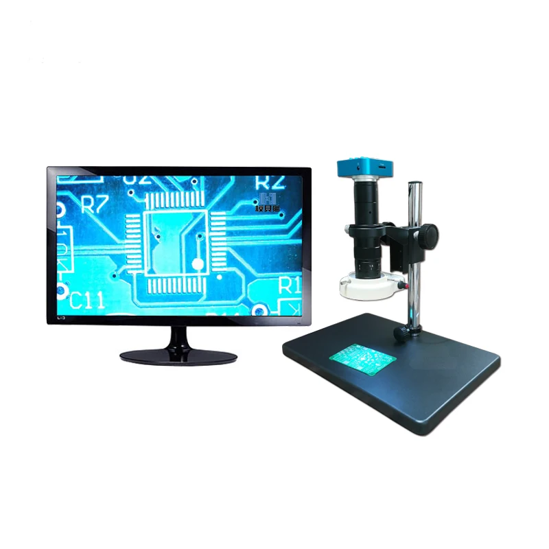 Zoom Video Microscope HD Precision Industrial Microscope Digital Inspection (1600317488686)