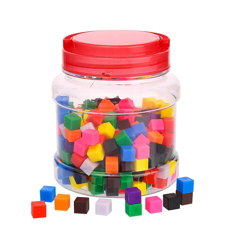 1cm 1g Maths Cube Colorful Wooden for Games Manufactured with Custom Logo