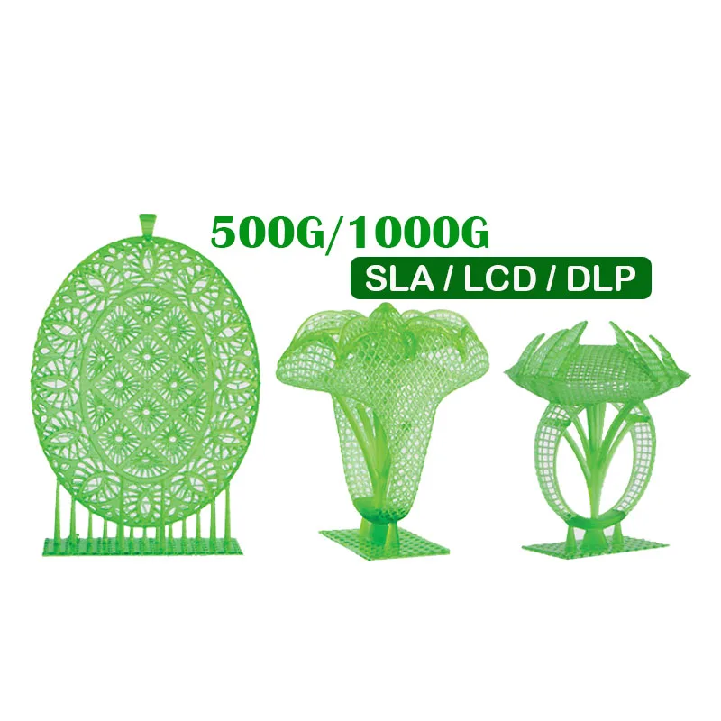 LCD SLA DLP 3D print Jewelry casting resin 500G ANYCUBIC CREALITY DWS NOVA No ashes Left 405nm easy to cast