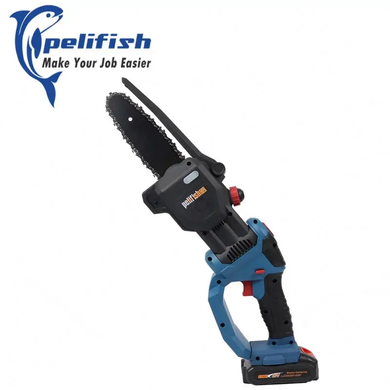 Pelifish 5 inch battery Chain Saws for Triing branch cutting woods Cordless Mini chainsaw