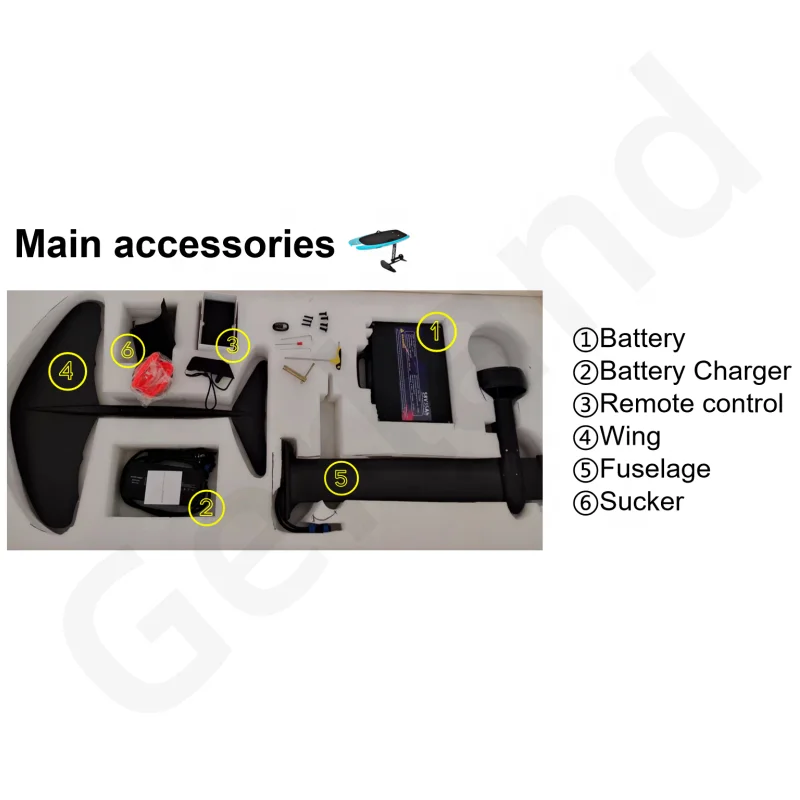 Gerland Wave Hydrofoil Motor Surf Jet Ski Board Chinese Intercom Water Ski Life Jacket Surf electric Wave Hydrofoil  Efoils