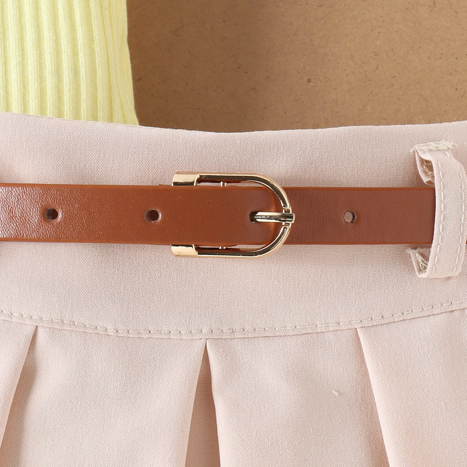 2024 Summer Fashion Kid Girl Clothing Sets Sleeveless Knitted Polo Shirt Pleated Skirt 2Pcs Wholesale Children Clothes