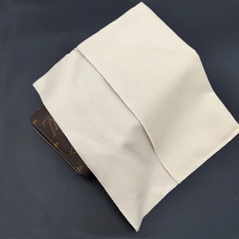 Promotion Cotton Twill Envelope Bag With Tie Shoe Women Shopping Clothes Pouch