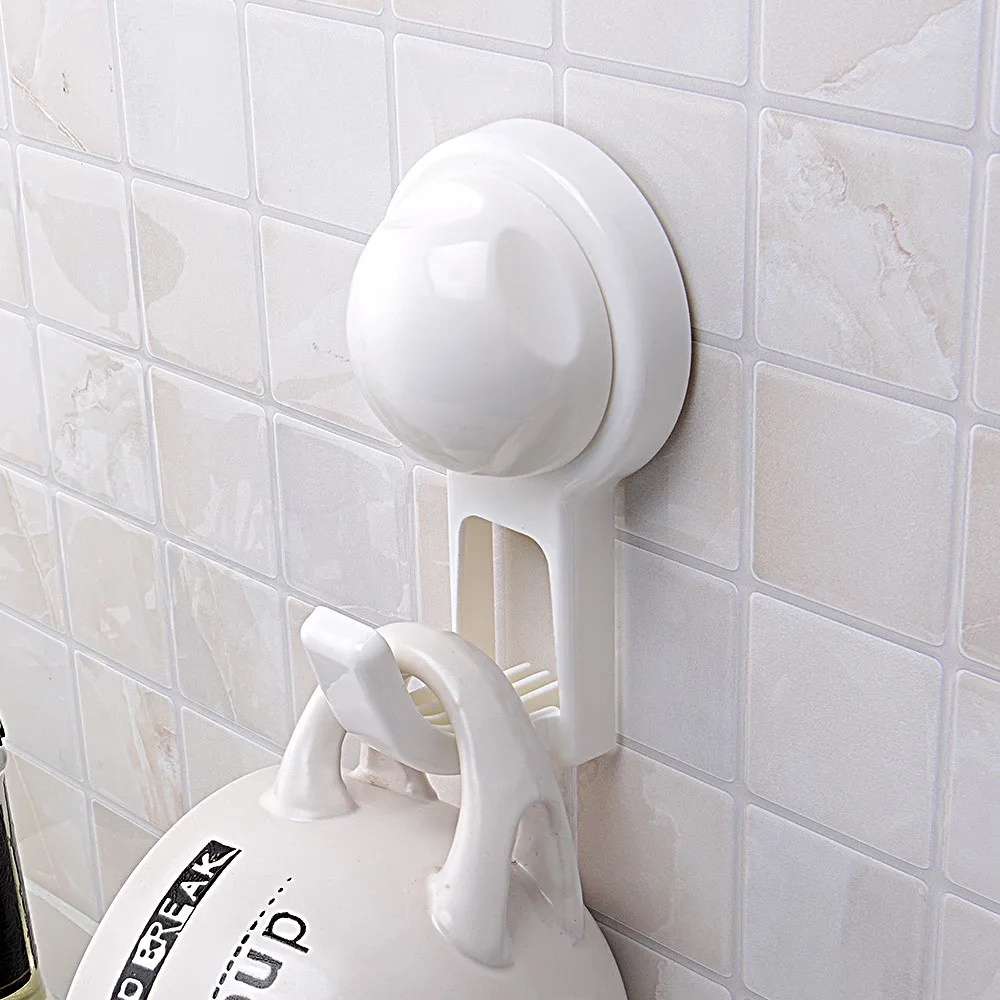 High Quality Household PVC Hanger Suction Cup Accessories Holder self Adhesive Towel Holder Wall Mounted Wash Cloth Hook Holder