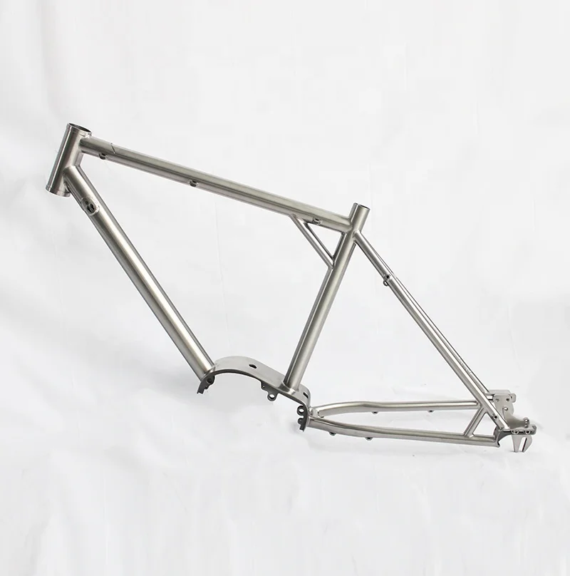 Wholesale Titanium E-Bike Frame Lightweight for Road Bicycles with BSA BB