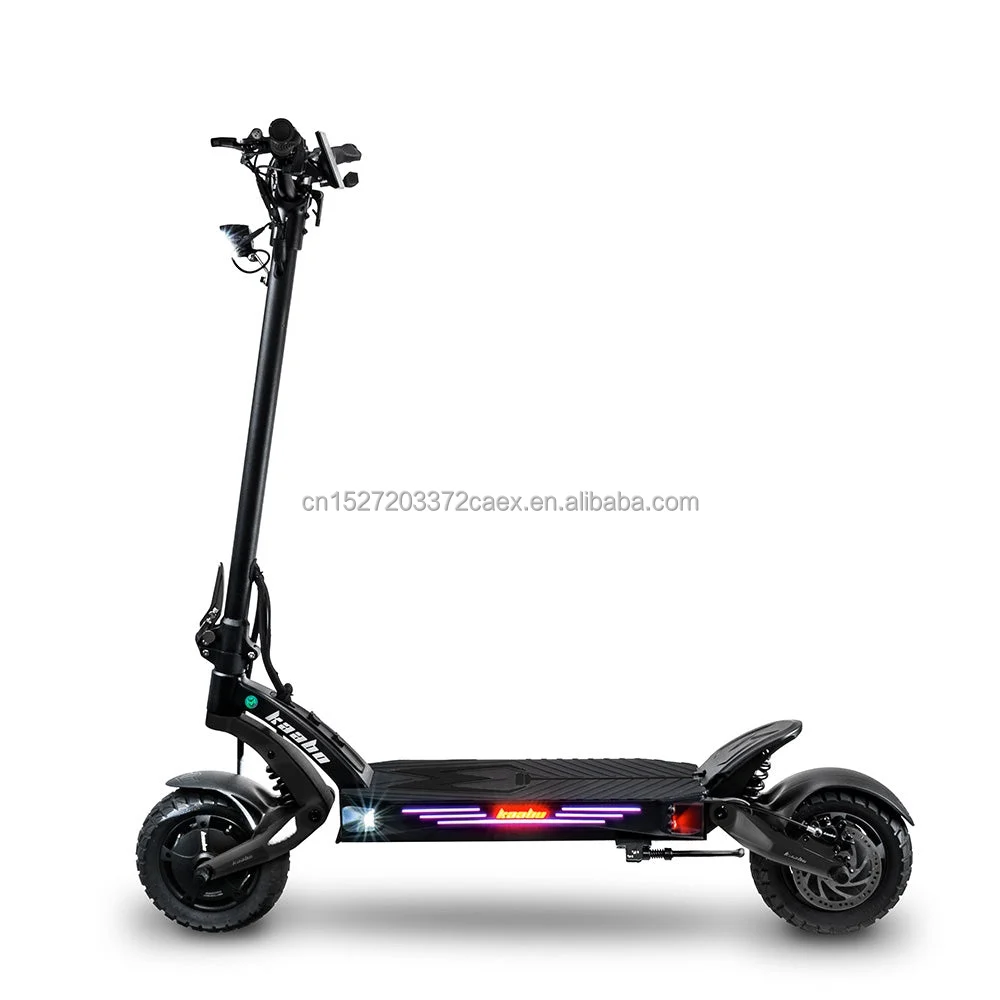 Электрический скутер Kaabo Mantis King GT, 2200 Вт, 60 В, 24 Ач, TFT, синусоидальный сигнал, двойной мотор, скейтборд, мощный складной, для взрослых
