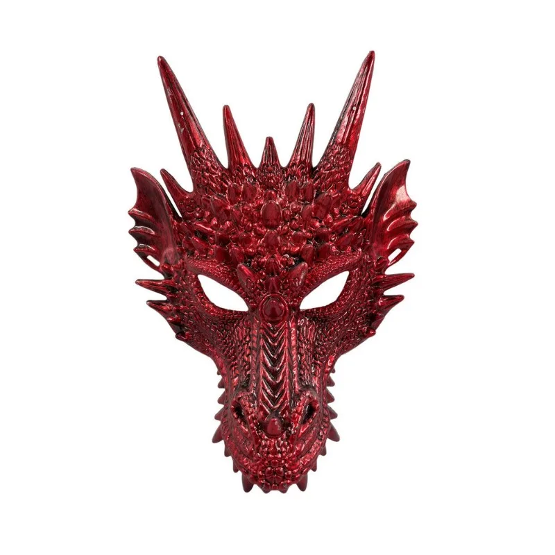 Factory Wholesale Carnival Halloween Party Soft PU Foam Mask Latex 3D Animal Costume Dragon Cosplay Mask