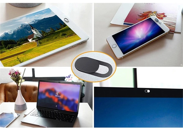 Custom Logo Laptop Webcam Cover Slider ABS Plastic Webcam Privacy Cover