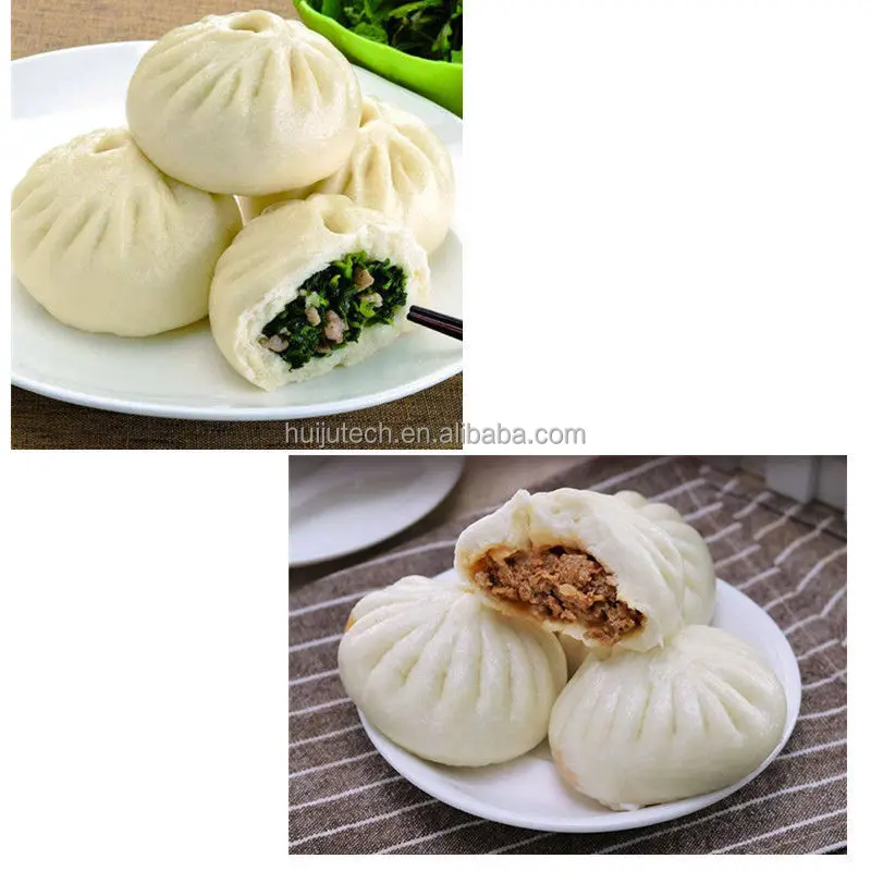 chinese bun momo baozi making machine with single/double hopper