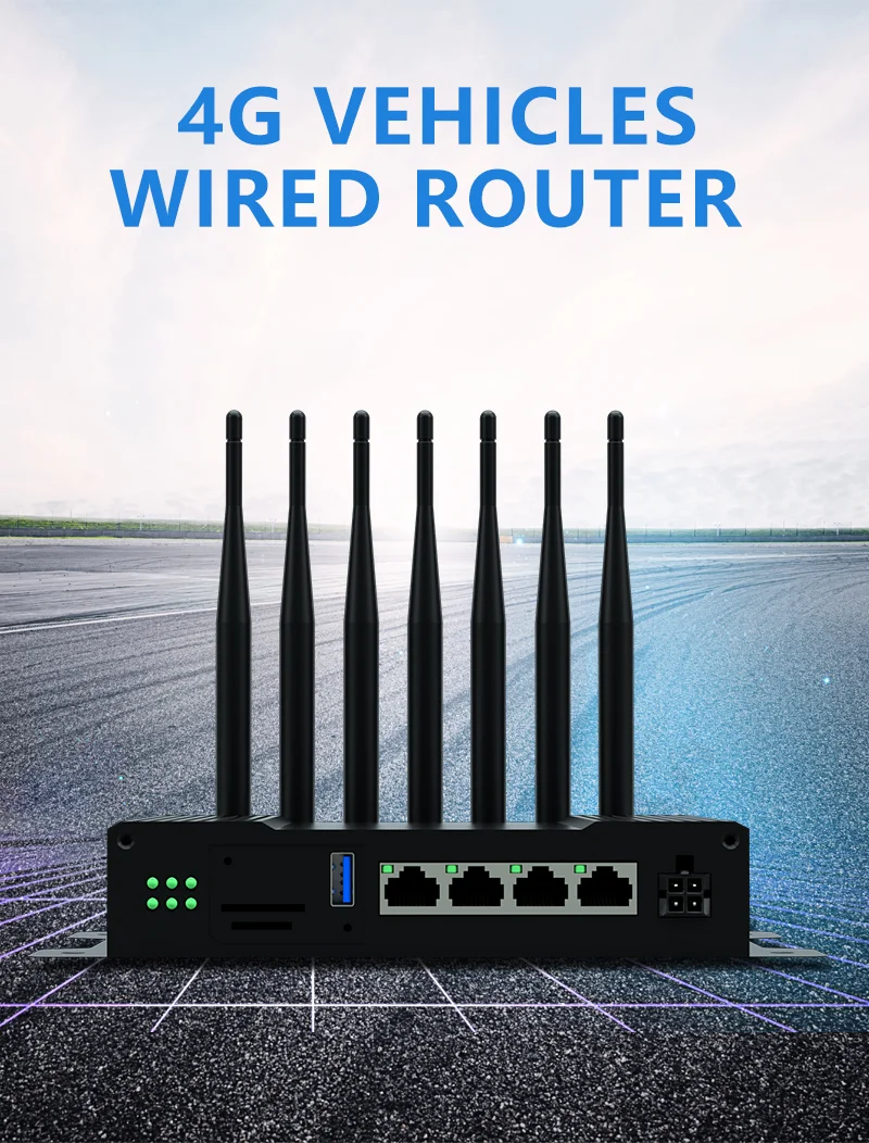 Openwrt Dual Band 2.4G & 5G support VPN PPTP L2TP 1200Mbps 12V 5g router for buses