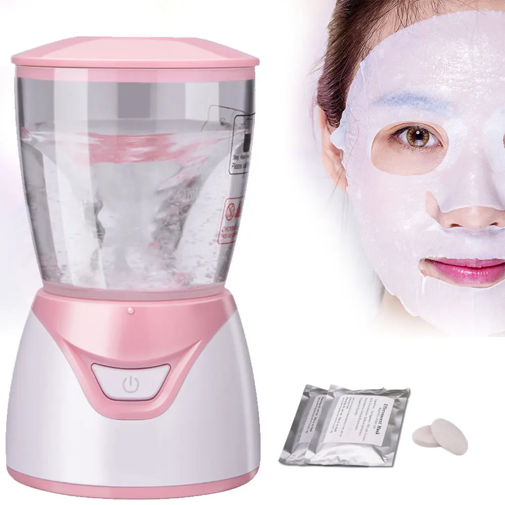 22 Wholesale DIY Mask Maker Mini Battery Charge Natural Vegetable Fruit Milk Collagen Facial Mask Making Machine