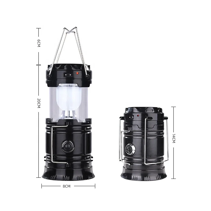 2022 multi function led telescopic camping lantern extendable camping light