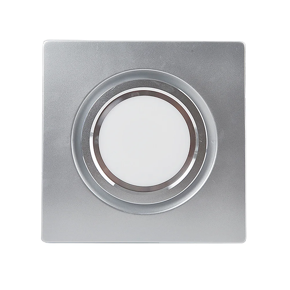 SDIAO Hot sale factory direct 10 Inck square Exhaust Fan ventilation fans plastic silent bathroom exhaust fan with led light