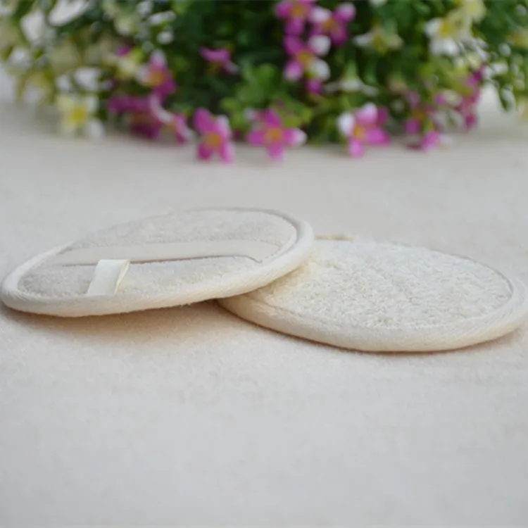Factory sale high quality recycled bath shower body rub double side bath brush for hotel