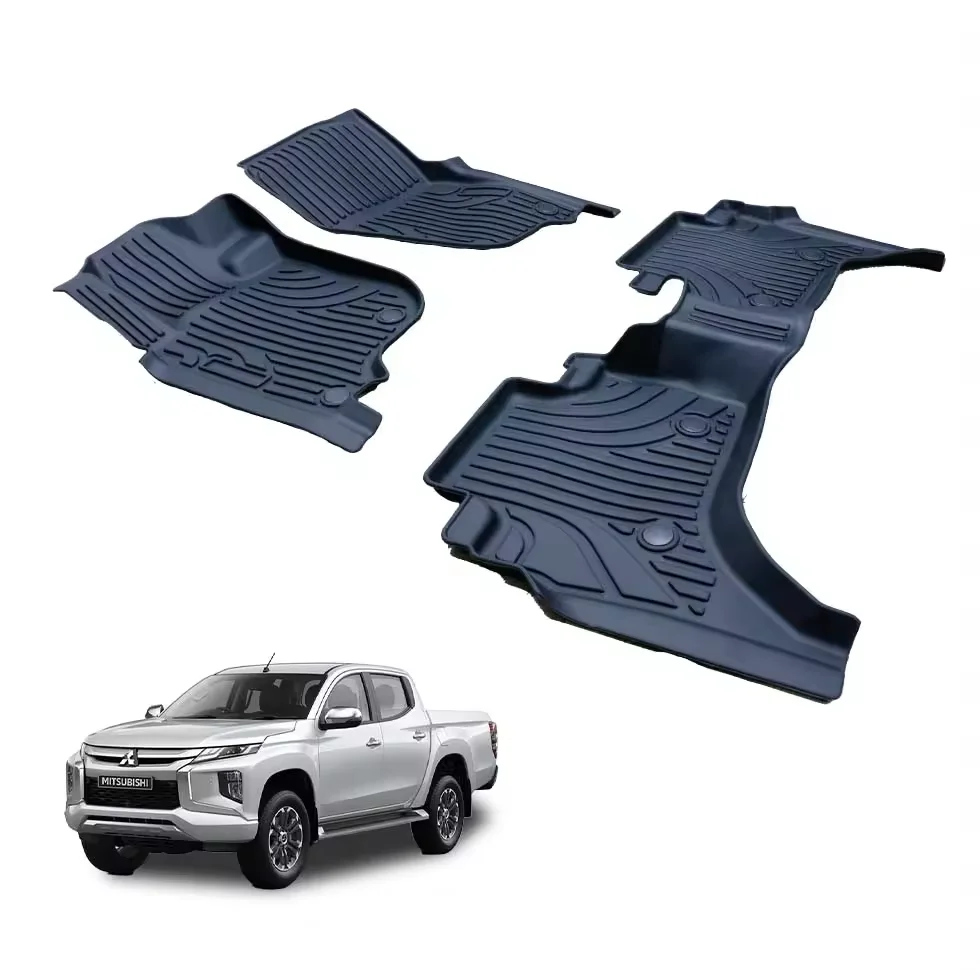 Custom-fit 3d Car Mats For Toyota  LC76/79series Floor Liners Auto Interior Accessories Car Carpets Moulded Tpe Rubber Mats