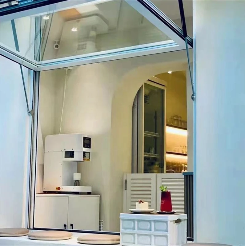 Malaysia Aluminium Bi-Folding Aluminum Vertical Folding Door And Window Push Up