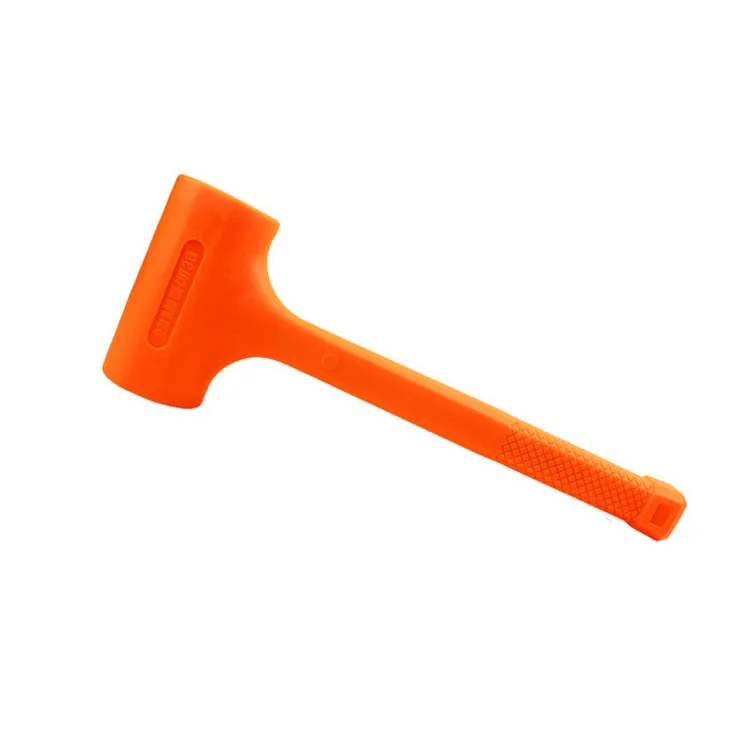 High quality 1/2 4LB one piece rubber hammer wood floor tile tool dead blow hammer