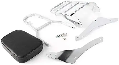 Спинка Sissy Bar с багажником и удобной подушкой совместимая Yamaha VStar 650 400 XVS Drag Star DS650
