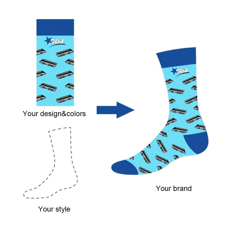 Wholesale Personality Teeth Graphic Mid Calf Socks Men Unisex Funny Cotton Custom Logo Crew Socks