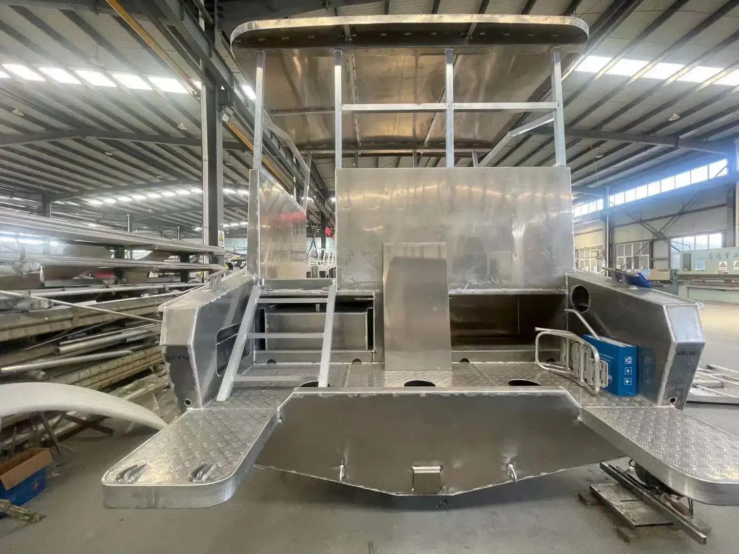 Landing Craft And Passengers Boat  15M Aluminum Landing Barge Boat  Landing Craft Boat.