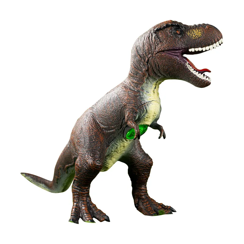 Big Size Soft Vinyl Cotton Stuffed Dinosaur Model With Light And Sound