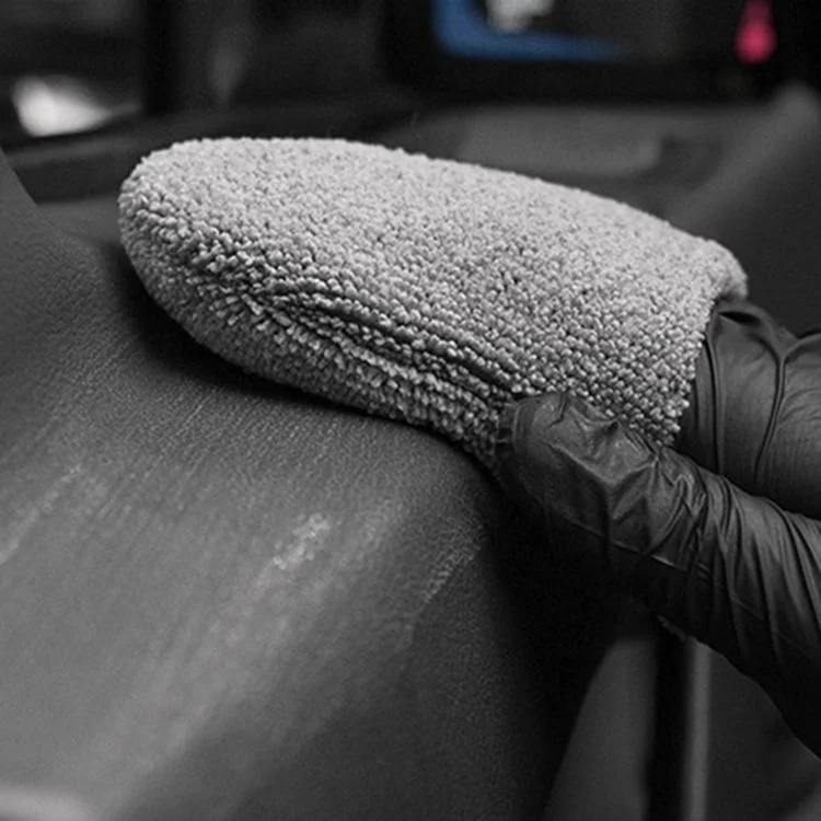 Car Interior seat paint wax sponge fiber finger cover car wash gloves