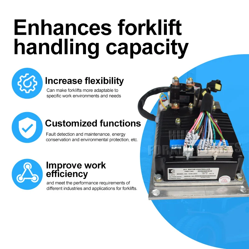 Китайский программируемый контроллер двигателя Curtis 1230 2402 переменного тока для электрического погрузочно-разгрузочного автомобиля