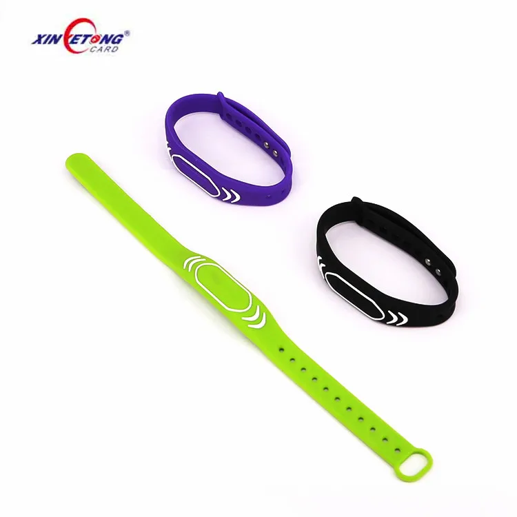 Personalized Silicone Wristband Nfc/rfid Bracelet For Access Control