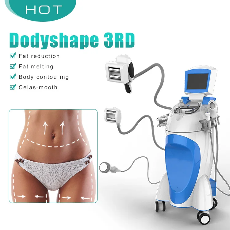 Wholesale factory V Shape 3 bodyshape III V9 RF auto roller vacuum cavitation fat removal massage machine