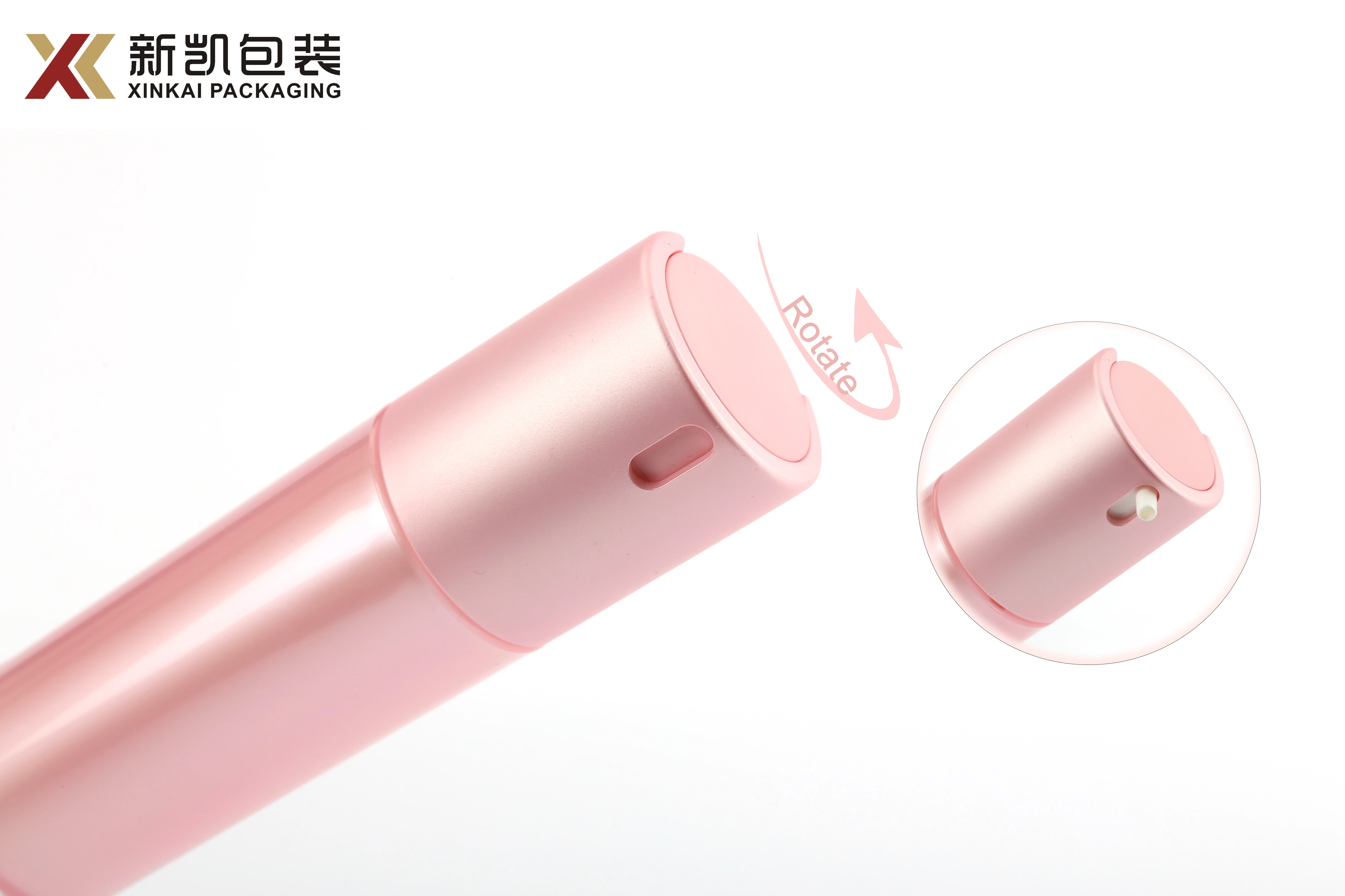 Cosmetic Twist Airless Pump Bottle 15ml 30ml 50ml Acrylic Twist Lotion Pump Bottle Frosted Vaccum Pump Bottle