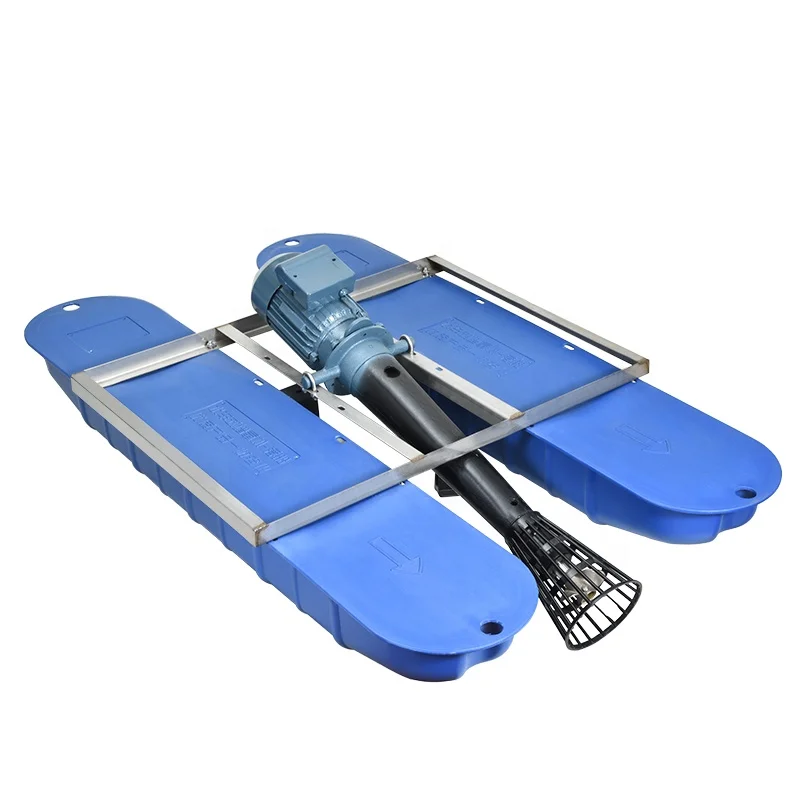 2hp floating air jet aerator paddle aerator produce oxygen for pond lake