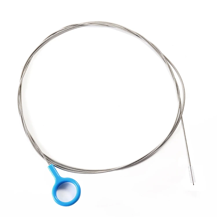 Medical nylon bristles endoscope flexible scopes cleaning brush