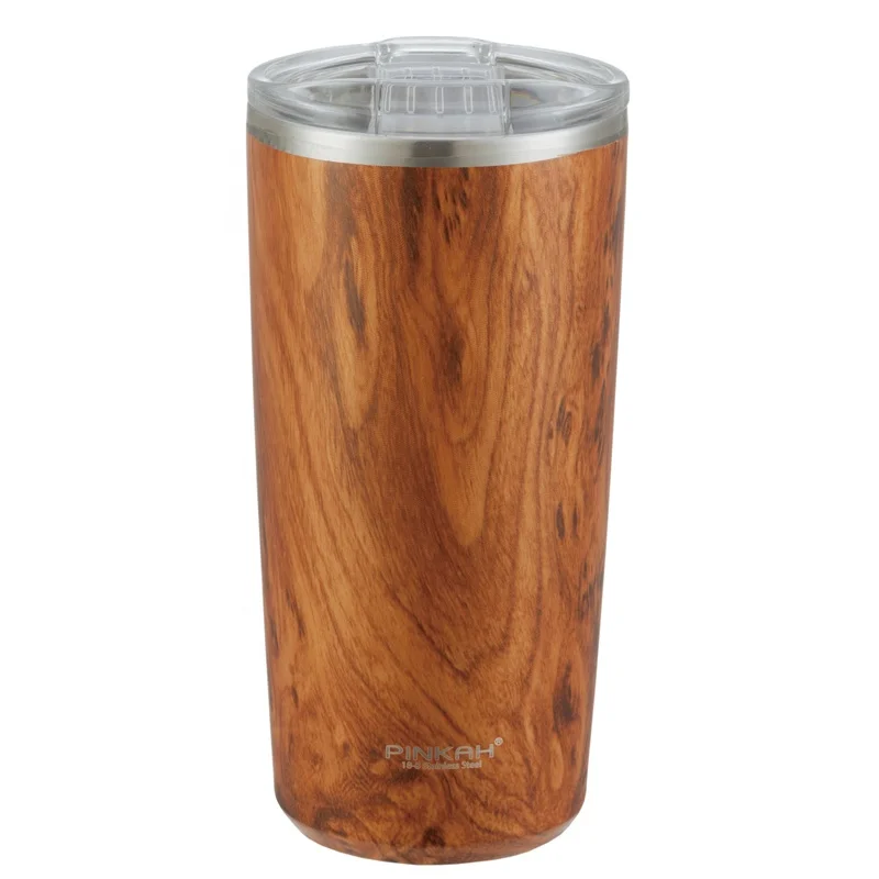 PINKAH custom reusable travel coffee mug 16oz matte black unique coffee mug with your own logo