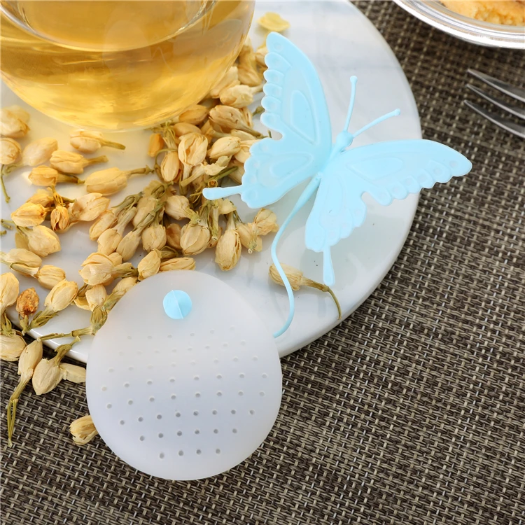 Custom Animal Shape  Free Sample Silicone Tea Bag Filter  Infusion Strainer with Infuser for Mug
