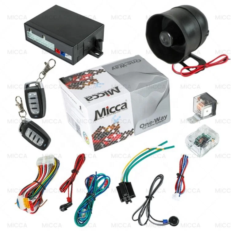 Factory Full Functions Newest Custom Sensor Anti Theft High Tech Security System Rolling Code One Way Car Alarm