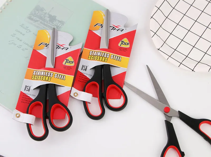 8.5 Inch Scissors Household Shears Paper Cutting Knife Office Stationery Scissors Hot Sale High Quality Tailor Scissors