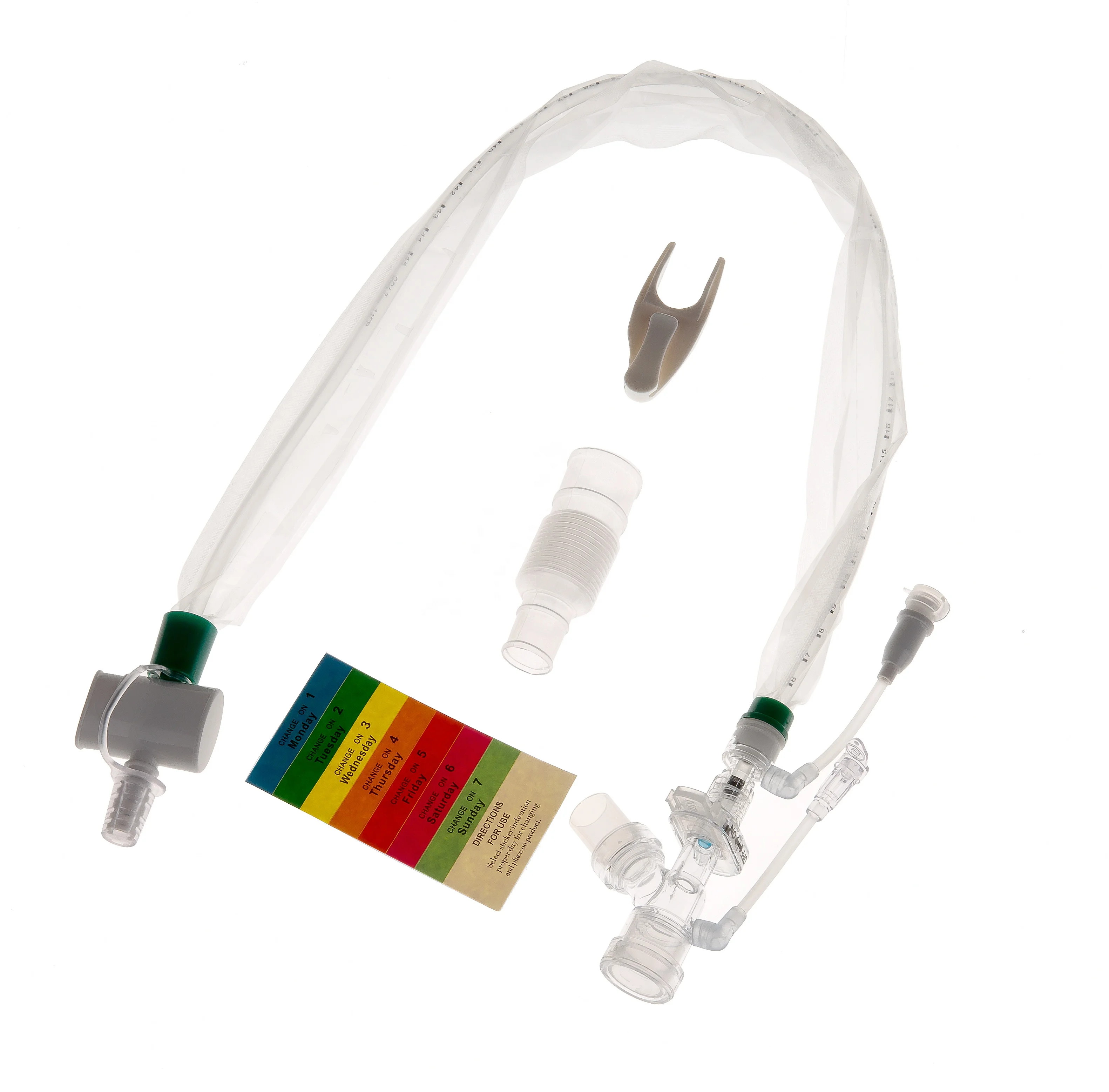 
Close Suction Tube Y piece 72 Hours Double Swivel with Metered Dose inhaler for hospital Closed Suction Catheter  (1600318250801)