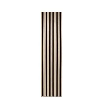 Rectangle Walnut Veneer Solid Wood Acoustic Panels Modern Design Wooden Slats Hotel Sound Improvement Hotel Acoustic Wall Design