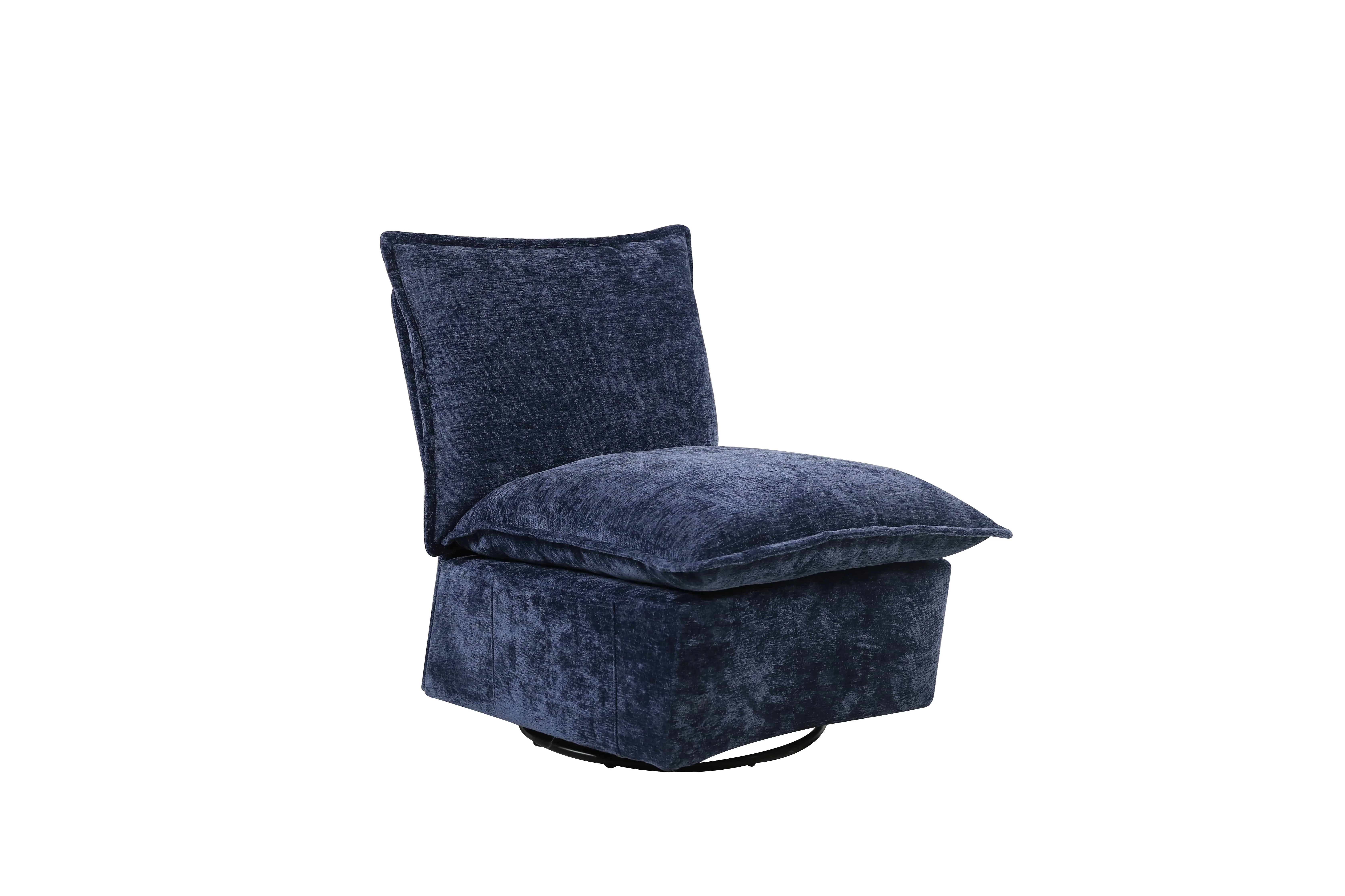 Armless Sofa Comfortable Fabric Sofa Recliner  Modern Home Furniture Living Room Sofa Swing