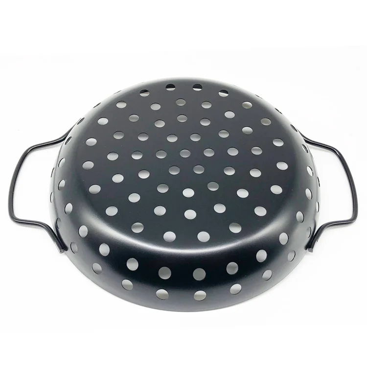 High Quality Round BBQ Pan Non-stick Household Multifunctional Barbecue Tools for Indoor Outdoor Camping Picnic